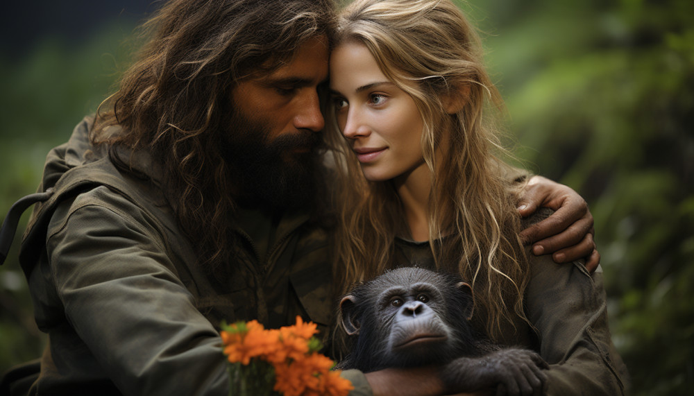 Una storia d’amore tra una belga e scimpanzé